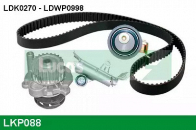 LUCAS ENGINE DRIVE lkp088 -  Водяной насос + комплект зубчатого ремня